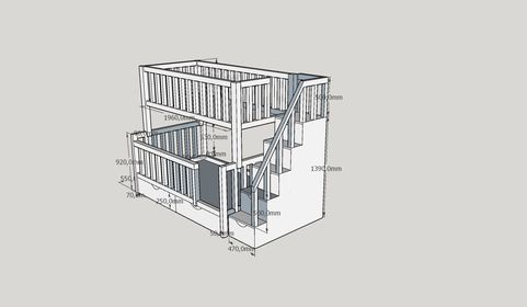 Divstāv gulta ar atviltnēm "Gustavs" - Image 7