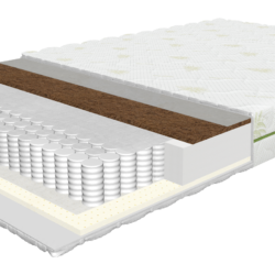 Kvalitatīvs Latvijā ražots vidējas cietības matracis. Ar lateksu, kokosu un kokosa vatlīnu pildīts.Kā arī ar pocket atsperēm kas dos lielisku atbalstu .